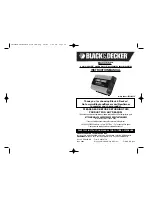 Black & Decker Marine Battery Instruction Manual preview