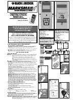 Black & Decker Marksman BDSM400 Instruction Manual preview