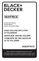 Black & Decker MATRIX BDCMTHVI Instruction Manual предпросмотр