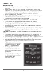 Preview for 16 page of Black & Decker MCH14 Use And Care Manual