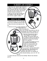 Preview for 4 page of Black & Decker MGD250 Use And Care Book Manual