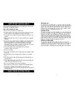 Предварительный просмотр 2 страницы Black & Decker MGD700 Use And Care Book