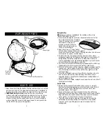 Предварительный просмотр 3 страницы Black & Decker MGD700 Use And Care Book