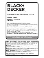 Предварительный просмотр 15 страницы Black & Decker MM2000 Instruction Manual