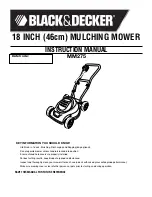 Предварительный просмотр 1 страницы Black & Decker MM275 Instruction Manual