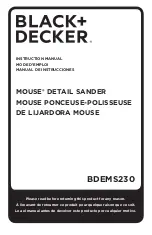 Black & Decker MOUSE BDEMS230 Instruction Manual preview