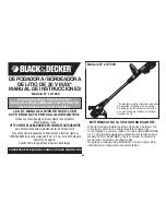 Предварительный просмотр 30 страницы Black & Decker MTD100 Instruction Manual