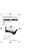 Black & Decker Multi-Cuisine Grande SK600 Series Use And Care Book Manual preview