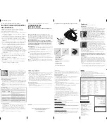 Preview for 2 page of Black & Decker MX217 Use And Care Book