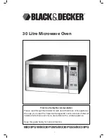 Preview for 1 page of Black & Decker MX30PG Instruction Manual