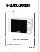 Black & Decker MZ2000P User Manual preview