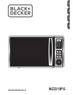 Preview for 1 page of Black & Decker MZ2010P Instructions Manual