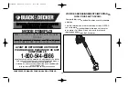 Preview for 14 page of Black & Decker NPS1018 Instruction Manual