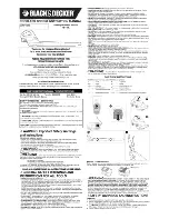 Предварительный просмотр 1 страницы Black & Decker NS118 Instruction Manual