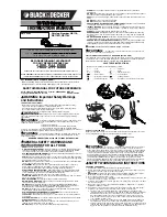 Black & Decker Ns118 Instruction Manual preview
