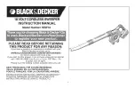 Black & Decker NSW18 Instruction Manual preview