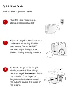 Black & Decker OptiToast Quick Start Manual preview