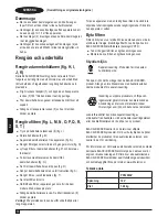 Preview for 36 page of Black & Decker PD1200AV Dustbuster Original Instructions Manual