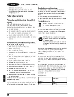 Preview for 48 page of Black & Decker PD1200AV Dustbuster Original Instructions Manual