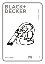 Preview for 1 page of Black & Decker PD1810BEXT Manual