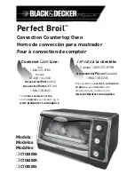 Black & Decker Perfect Broil CTO4400B Use And Care Book Manual предпросмотр