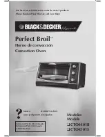 Black & Decker Perfect Broil CTO4401B Use And Care Book Manual предпросмотр