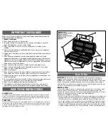 Preview for 2 page of Black & Decker Perfect Pockets PM100 Series Use And Care Book Manual