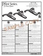 Preview for 1 page of Black & Decker Pfirst G134-5000 Installation Instructions Manual