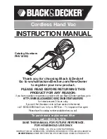 Black & Decker PHV1810Q Instruction Manual предпросмотр