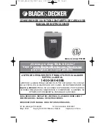 Preview for 18 page of Black & Decker PI100ASB Instruction Manual