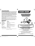 Preview for 1 page of Black & Decker PI500BB Instruction Manual