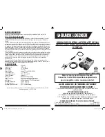 Preview for 6 page of Black & Decker PI500BB Instruction Manual