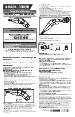 Preview for 1 page of Black & Decker PKS050 Instruction Manual