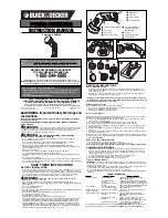 Black & Decker PKS100 Instruction Manual preview