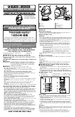 Black & Decker PKS200 Instruction Manual preview