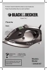 Preview for 1 page of Black & Decker Power Pro D1691KT Use & Care Book