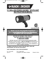 Black & Decker Power Series 90515795 Instruction Manual preview