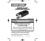 Black & Decker POWER TO GO CPI100B Instruction Manual preview