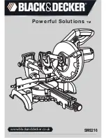 Preview for 1 page of Black & Decker Powerful Solutions SMS216 Original Instructions Manual