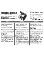Black & Decker POWERPRO 230-WATT MIXER MX95C Use And Care Book preview