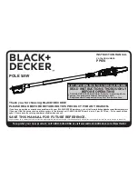 Black & Decker PP610 Instruction Manual preview