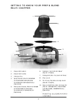 Предварительный просмотр 2 страницы Black & Decker Prep & Blend Chopper PS2000 Instructions Manual