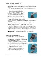 Предварительный просмотр 4 страницы Black & Decker Prep & Blend Chopper PS2000 Instructions Manual