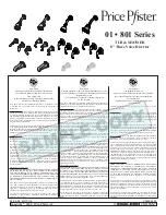 Preview for 1 page of Black & Decker Price Pfister 801 Series Quick Start Manual