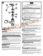 Preview for 9 page of Black & Decker Price Pfister F-WKP-53 Installation Instructions Manual