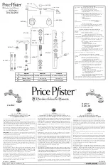 Preview for 1 page of Black & Decker Price Pfister J160M-C Installation Instructions