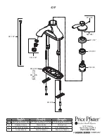 Предварительный просмотр 12 страницы Black & Decker Price Pfister Portland 42-P Series Instruction Sheet