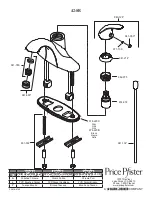 Preview for 12 page of Black & Decker Price Pfister Serrano 42 Series Manual