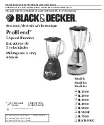 Black & Decker ProBlend BL1900 User Manual предпросмотр