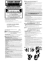 Предварительный просмотр 1 страницы Black & Decker PS3200 Instruction Manual